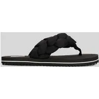 Zehentrenner mit geflochtenem Riemen, Black, 36