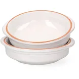 Mambocat 2er Set Cazuela WEISS Ton-Schale Ille Ø 16cm Größe M Mittelalter Wikinger