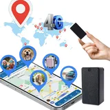 4G Mini Tracker Magnetisch Klein GPS Tracker Kinder Echtzeit Ortung mit EU Weltweiter Abdeckung Mini Sender für Auto, Fahrrad, Senioren, Hund, Motorräder, Koffer Ortungsgerät