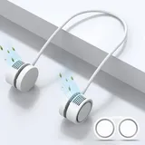 Tragbarer Nackenventilator, 3 Geschwindigkeitsstufen, Usb-wiederaufladbarer Ventilator Mit 720° Verstellbarer Windrichtung, Blattloser Tragbarer Ventilator - Crezuo