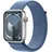 GPS + Cellular 45 mm Aluminiumgehäuse silber, Sport Loop winterblau One Size