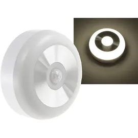 ChiliTec LED-Nachtlicht mit PIR-Bewegungsmelder, Batteriebetrieb, Magnethalterung, 70 lm