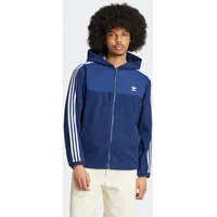 Adidas Kapuzensweatshirt ADIDAS ORIGINALS "Fleece hoodie" Gr. L, blau (night indigo) Herren Sweatshirts