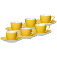 Ritzenhoff & Breker Doppio Espressotasse 0,08 l Gelb 6 St.