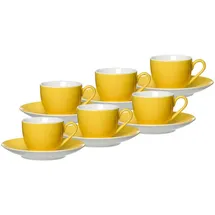 Ritzenhoff & Breker Doppio Espressotasse 0,08 l Gelb 6 St.