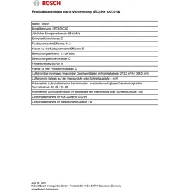 Bosch DFT93AC50 Flachschirm-Dunstabzugshaube (1266025200)