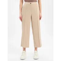 Opus Melane Soft Verkürzte City Hose Beige 38