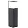 Nowa Außenleuchte Standlampe Außen Stehlampe anthrazit Wegeleuchte Aluminium Glas, 1x E27 Fassung, LxBxH 14x12x40 cm
