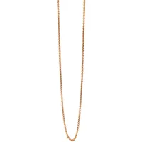 Adelia's Kordelkette Damen Edelstahl Gold 70 cm