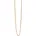 Kordelkette Damen Edelstahl Gold 70 cm