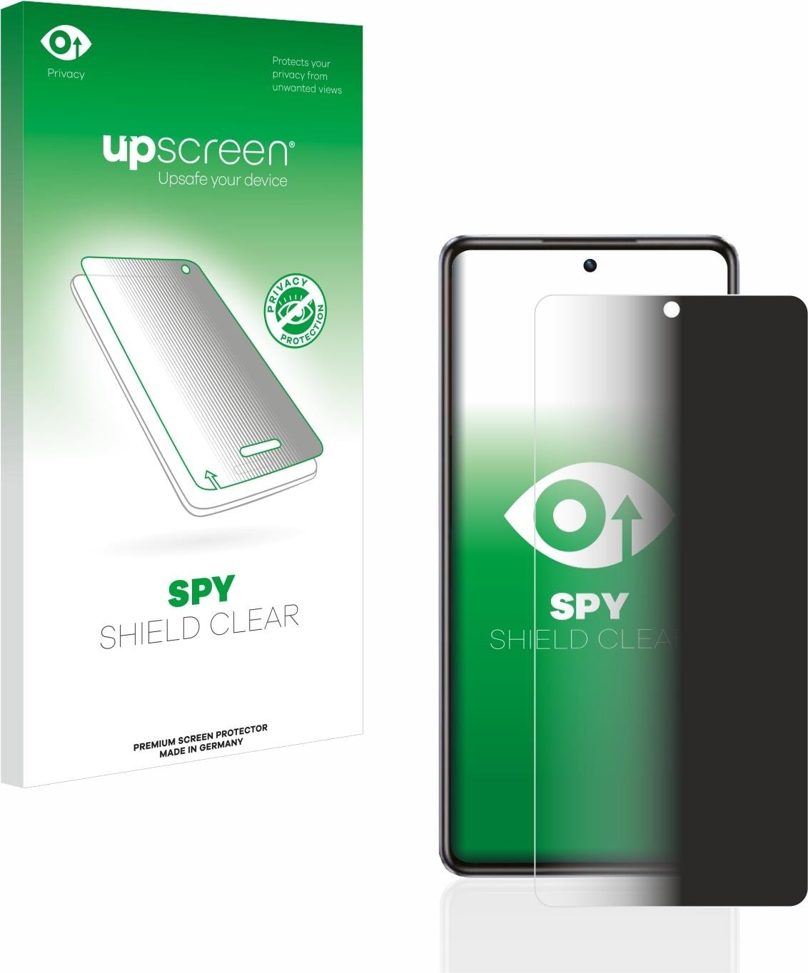 upscreen Spy Shield Blickschutzfolie (1 Stück, Infinix Note 30), Smartphone Schutzfolie