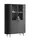 lookway Vitrine ELODIE 112 x 155 x 40 cm Schwarz