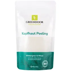 Greendoor Kopfhautpeeling Wintergrün Pfefferminze 220 g
