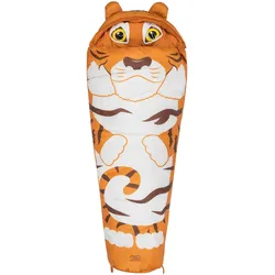 Schlafsack für Kinder Highlander Tiger Print 15oC orange KINDER