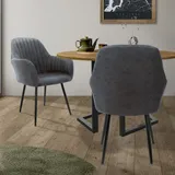2er Set Stühle Esszimmerstühle Wohnzimmerstühle Polsterstuhl Küchenstuhl