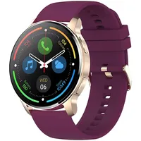 findtime Smartwatch Damen Herren mit Telefonfunktion WahtsApp 1.32 Zoll HD Fitnessuhr Rund IP67 Wasserdicht Herzfrequenz Blutdruckmessung Schrittzähler Pulsmesser Smart Watch für IOS Android