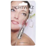 Megadent Pinzette m.LED Licht9.5cm Edelstahl schräge Spitze