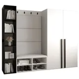 ABIKS MÖBEL Garderoben-Set MIRO Set 4, Garderobe mit gepolsterten Paneelen, Modern Design