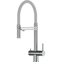 VIZIO NIEDERDRUCK 3 Wege Wasserhahn Küchenarmatur Edelstahl Massiv mit