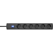 Kopp Steckdosenleiste 6-fach 3 m Anthrazit 1 St.