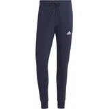 Adidas Essentials French Terry Tapered Cuff 3-Streifen Hose Legend Ink / White S