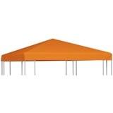 BaraSh Pavillondach 310 g/m2 3x3 m Orange Pavillon Seitenwand BBQ Pavillon Dach Regendach