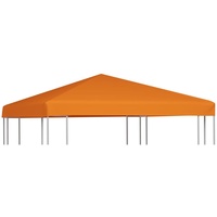 BaraSh Pavillondach 310 g/m2 3x3 m Orange Pavillon Seitenwand BBQ Pavillon Dach Regendach