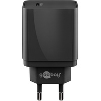 goobay USB-CTM PD (Power Delivery) Schnellladegerät (25W) schwarz - geeignet für Geräte mit USB-CTM (Power Delivery) wie z.B. Samsung Galaxy S21, S20