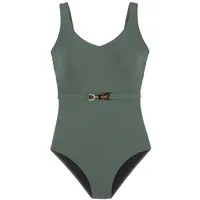 LASCANA Badeanzug Damen oliv Gr.36 Cup B