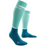 CEP The Run socks, Tall Damen Laufsocken ocean/petrol II