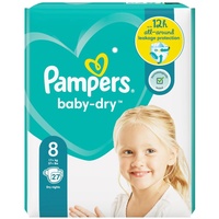 PAMPERS Baby Dry Gr��e 8, 17+ kg, 27 Lagen