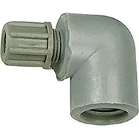 Riegler Winkel-Aufschraubverschraubung G 1/4 i., für Schlauch 4/6 mm,