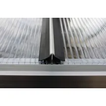 Vitavia Windsicherung für Gewächshausplatten 5000/5800/6200/7300 6 mm Schwarz