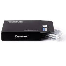 Keeppower IMR18650 - 3000mAh, 3,6V - 3,7V Li-Ion-Akku (Pluspol flach)