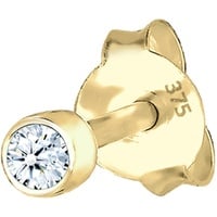 Elli DIAMONDS Single Stecker Diamant (0.03ct) Basic 375 Gelbgold Ohrringe Damen