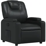 vidaXL Relaxsessel mit Liegefunktion Kunstleder 88 x 97 x 0 cm Schwarz