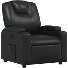 vidaXL Relaxsessel mit Liegefunktion Kunstleder 88 x 97 x 0 cm Schwarz