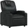 vidaXL Relaxsessel mit Liegefunktion Kunstleder 88 x 97 x 0 cm Schwarz