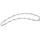 Adelia's Plattenkette Unisex Edelstahl Silber 70 cm