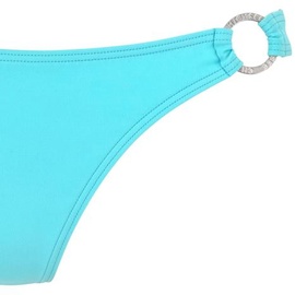 Chiemsee Bügel-Bikini, mit silbernem Zierring, blau