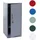 Mendler Schließfachschrank Stahl 90x38x45 cm grau