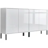MID.YOU Sideboard Mailand Set 2 Weiß