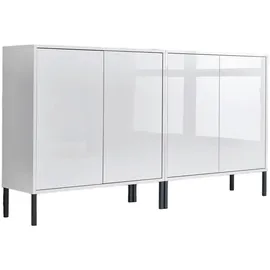 MID.YOU Sideboard Mailand Set 2 Weiß