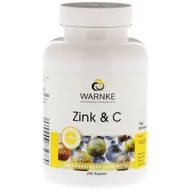 Warnke Vitalstoffe Zink & C Kapseln 250 St.