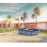 Swim Essentials Frame-Pool  (L x B x H: 260 x 160 x 65 cm, Blau/Weiß, 2.163 l)