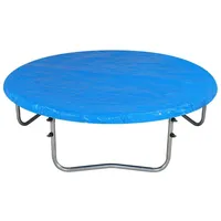Monzana Trampolin Abdeckung ø 183/244/305/366/427 cm blau reißfest UV-beständig