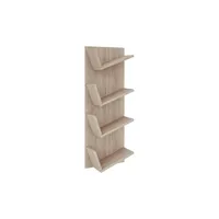 VCM Lansi Maxi Bücherregal 33 x 16 x 180 cm Braun