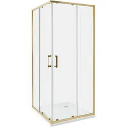 Duschkabine TELA 80 x 80 x 185 cm Gold
