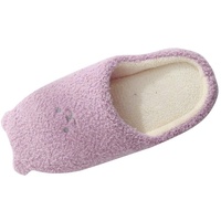 Uninevp Süße Bär Mädchen Hausschuhe Plüsch Warme Slippers Damen Hause Bequem Rutschfeste Schlappen Indoor Lässige Pantoffeln Lustig Paare Hüttenschuhe Gästepantoffeln - 38/39 EU