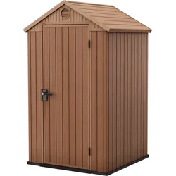 Keter Darwin braun - Gartenhaus Schuppen - 123.8x117x205.1 cm